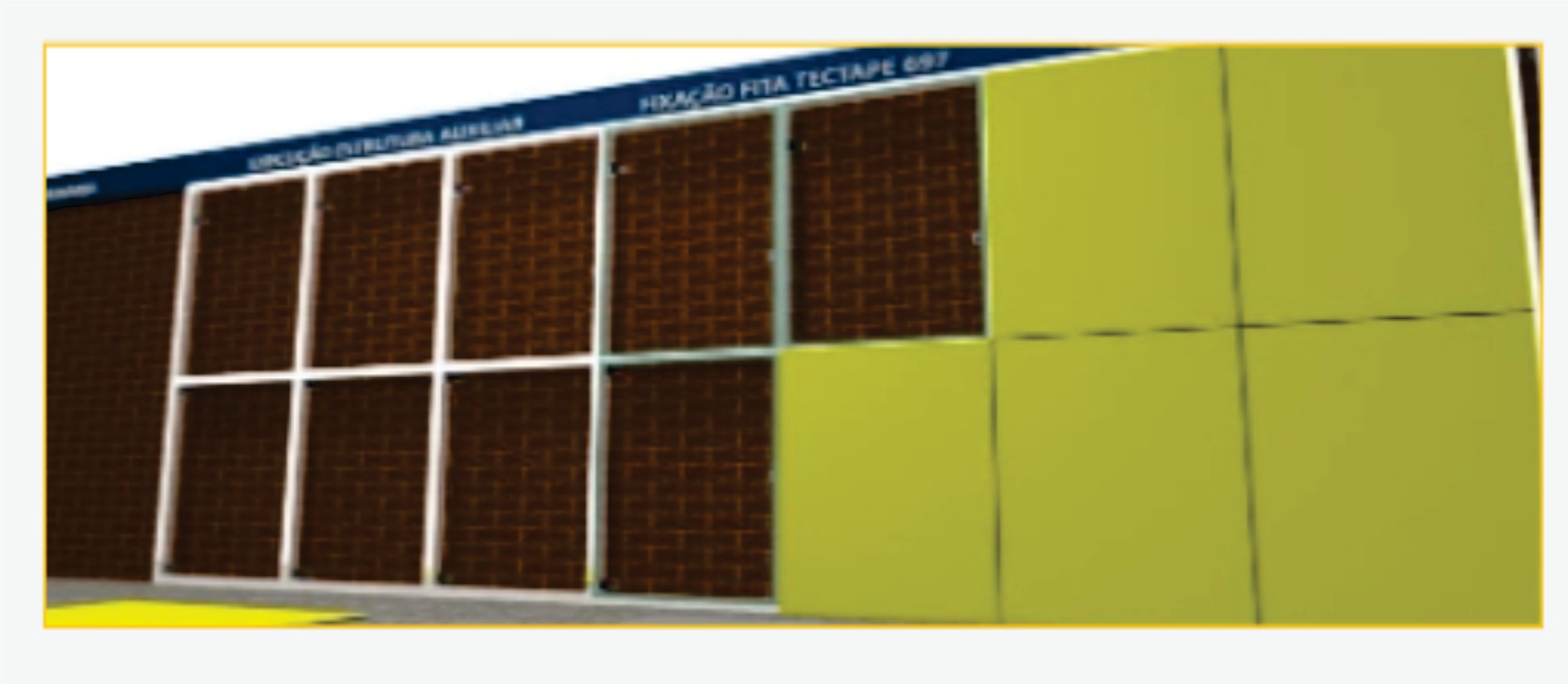 Instalação e Fixação com dupla face 2